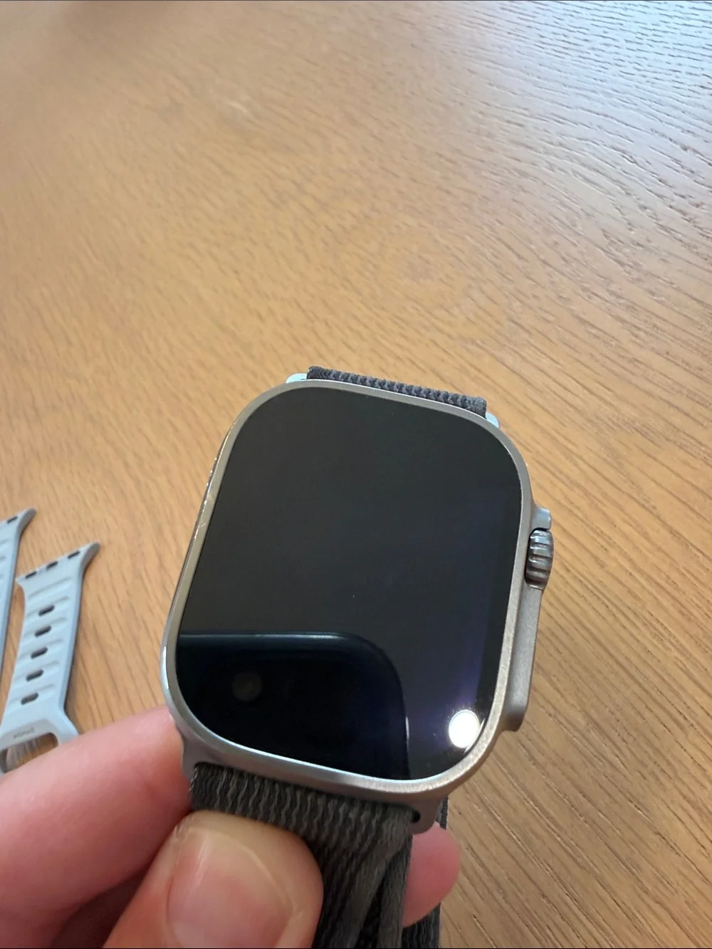 Apple Watch Ultra Titanium 49MM With 3 Bands Including Nomad Band! Also Box